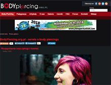 Tablet Screenshot of bodypiercing.org.pl