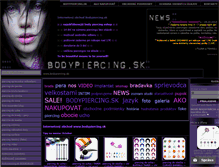 Tablet Screenshot of bodypiercing.sk
